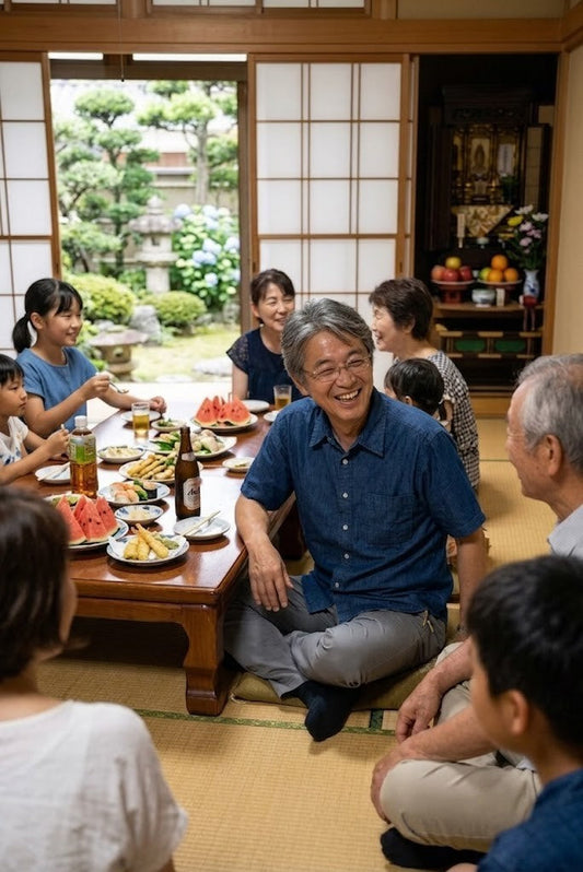 夏の緑に映える、お盆の快適アイテム