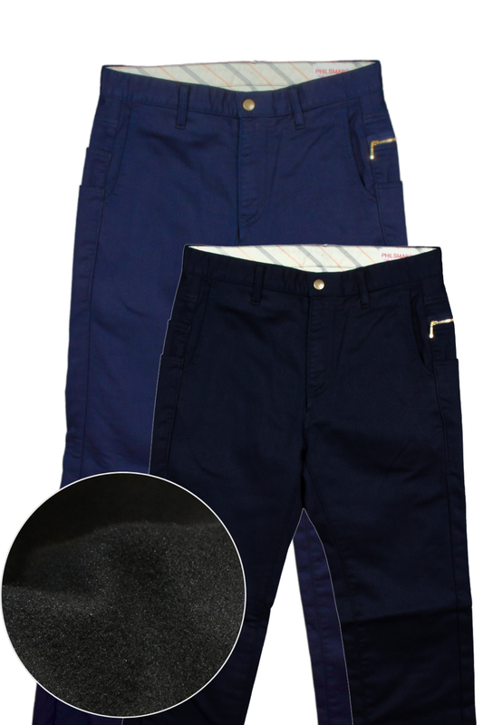 多機能らくあき暖かストレッチソフトデニムパンツ #1370