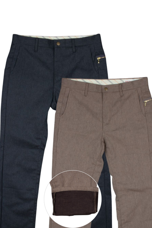 多機能らくあき暖か裏起毛パンツ #1377