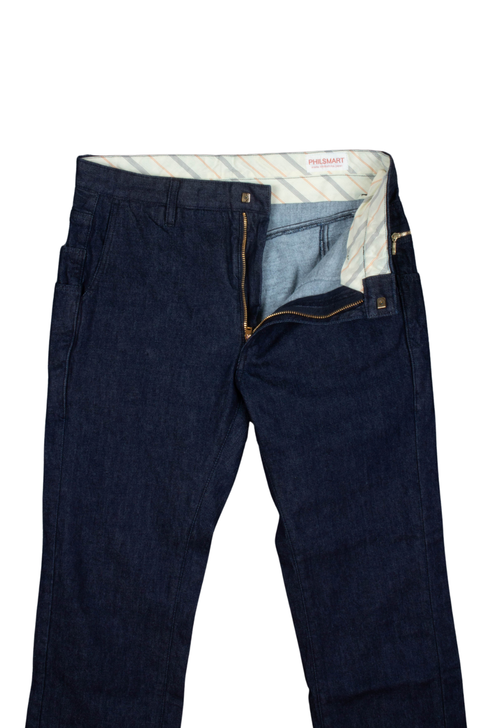 多機能らくあき裏起毛暖かデニムパンツ #1389