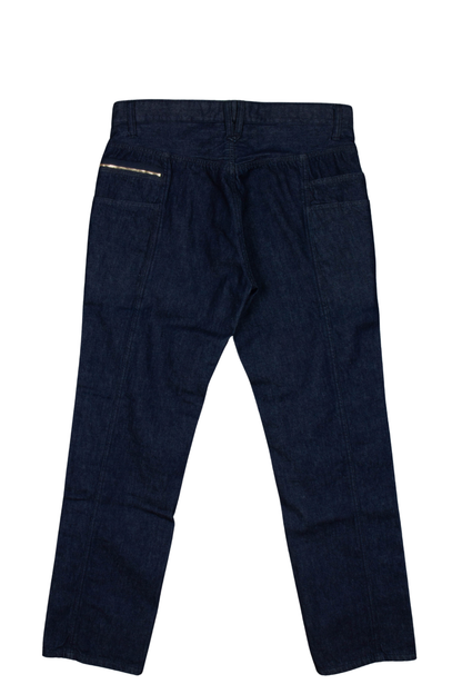 多機能らくあき裏起毛暖かデニムパンツ #1389