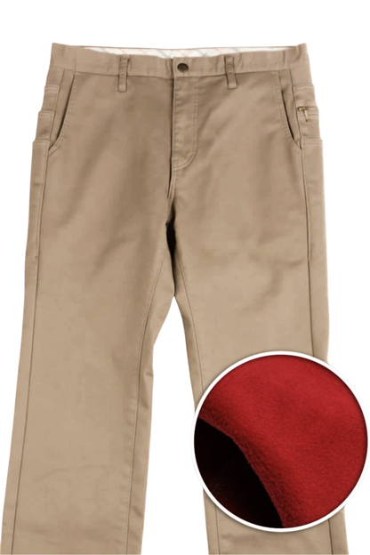 多機能らくあき裏フリースチノパンツ #1390