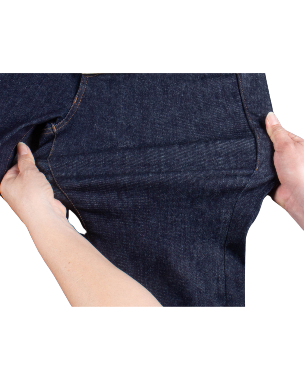 驚異のストレッチ　多機能らくあきストレッチデニムパンツ #1391