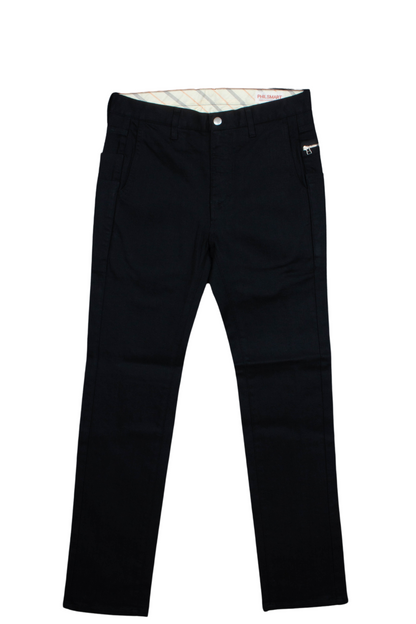 多機能らくあきストレッチブラックデニムパンツ #2360-LB