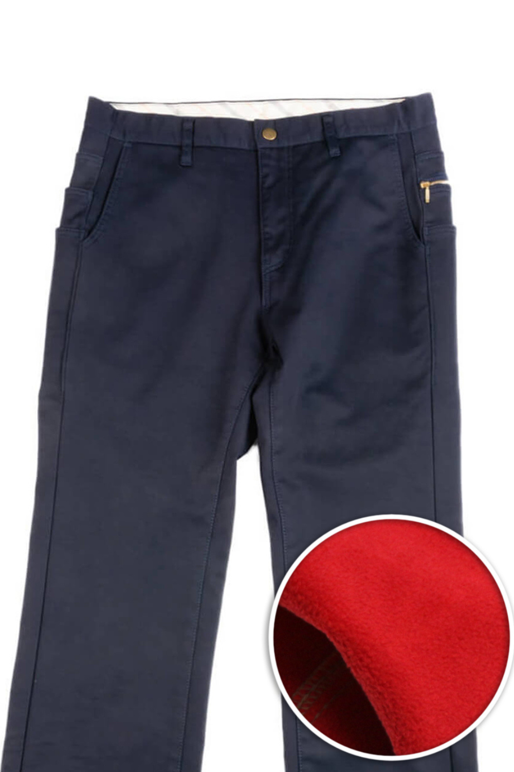 多機能らくあき裏フリースチノパンツ #1390