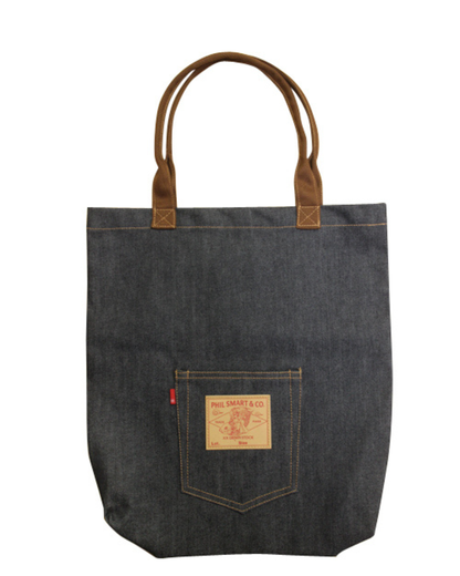 ブラックデニムトートバック #BAG-04
