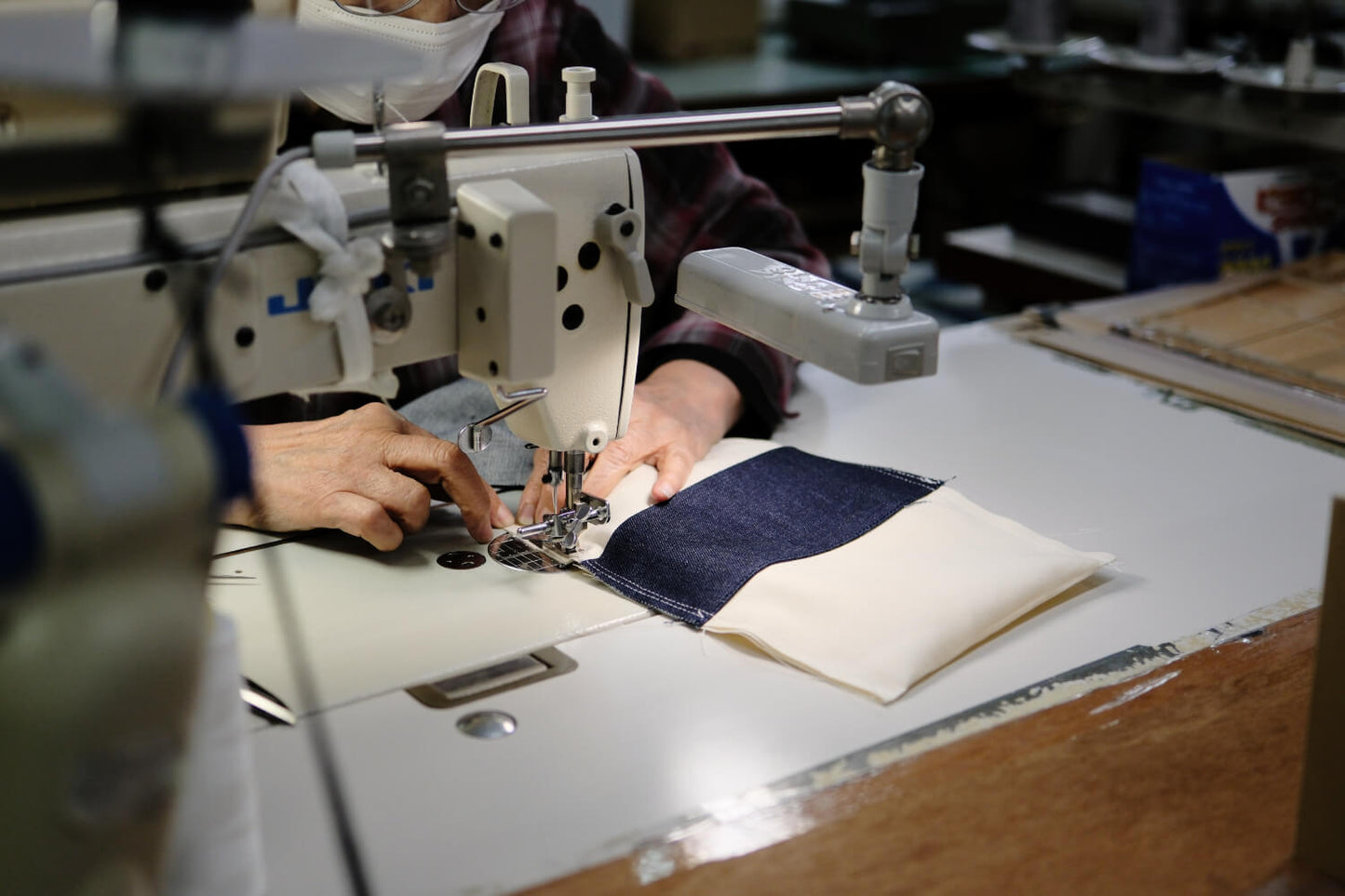 ジャガードダンガリーシャツ #31027-S